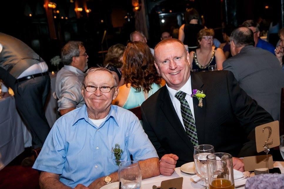 Jeff Erickson at formal event